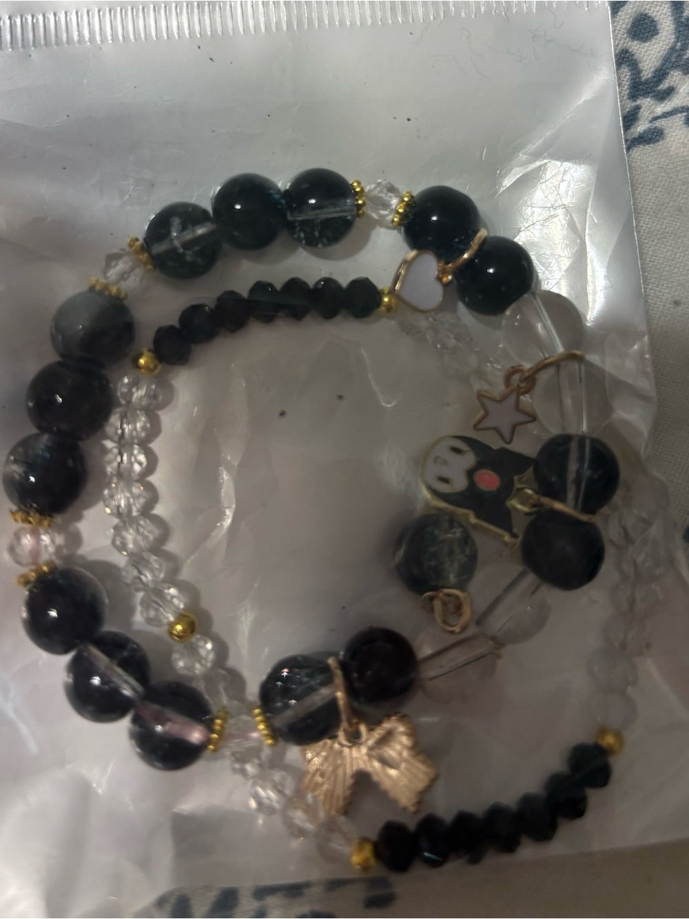 Pack of 2 Kuromi Bracelet Set